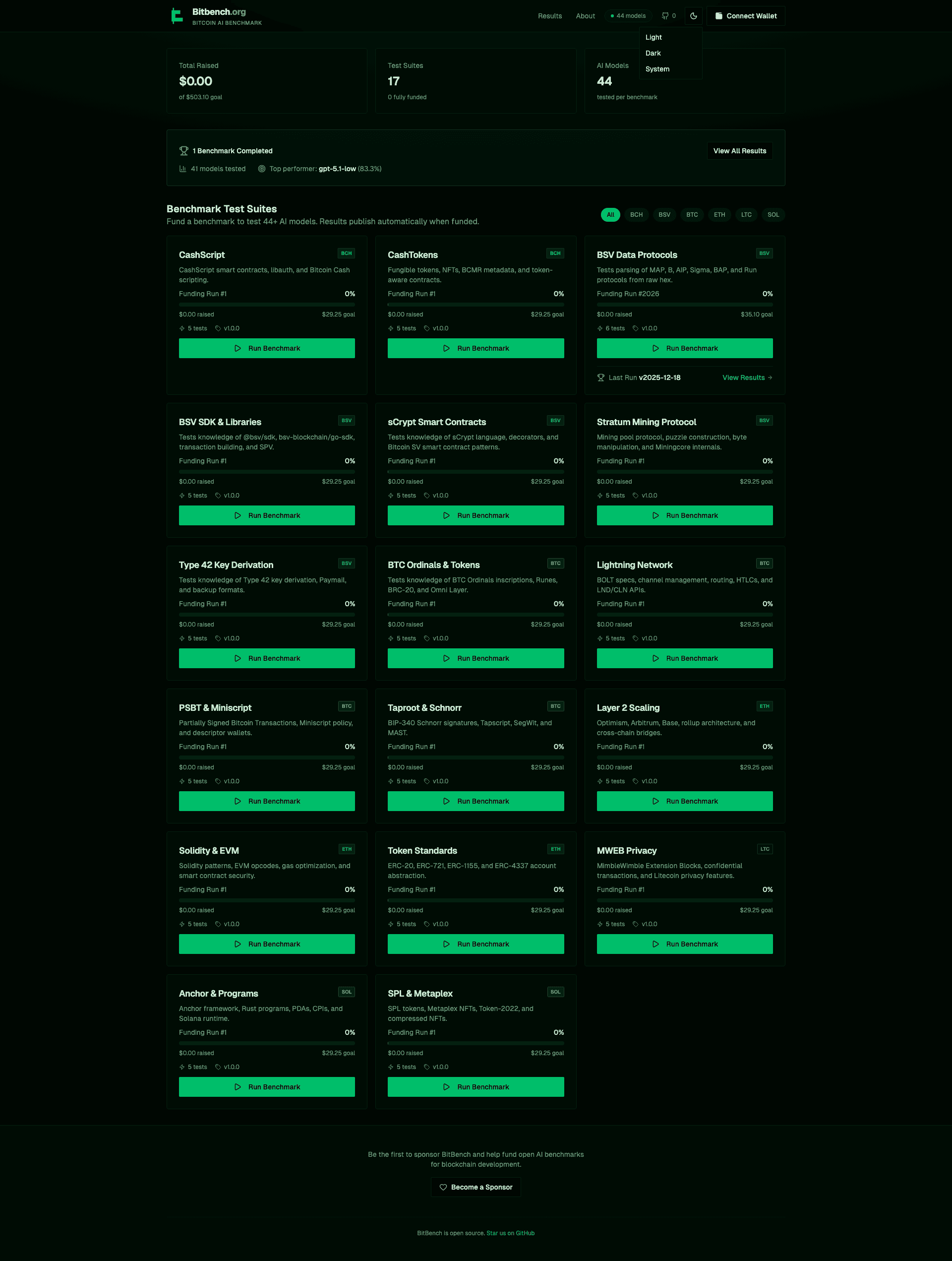 BitBench screenshot