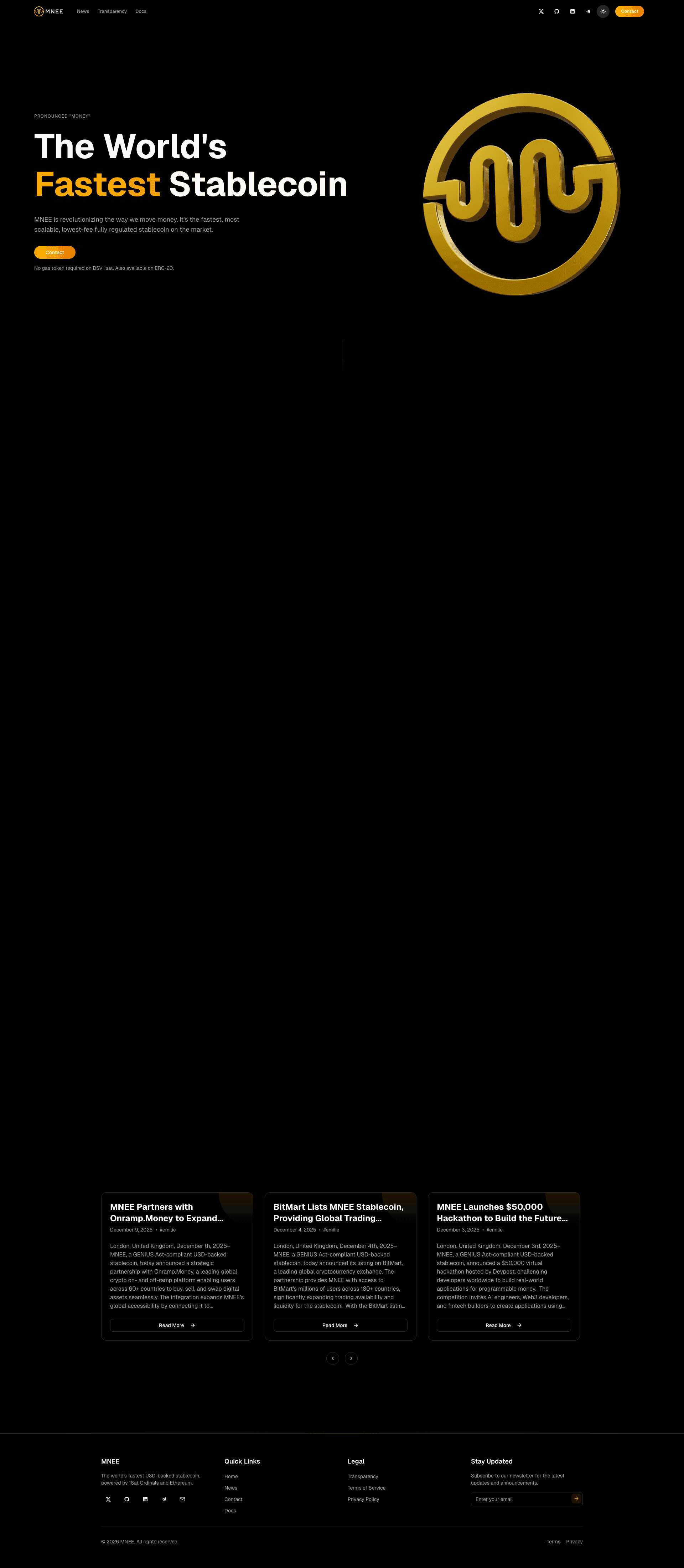 MNEE screenshot