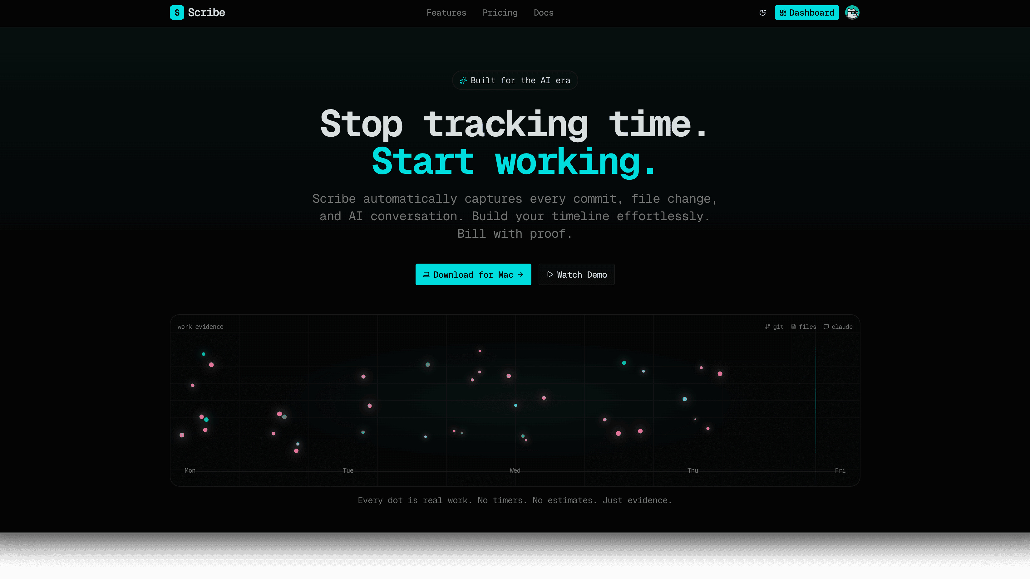 Scribe screenshot