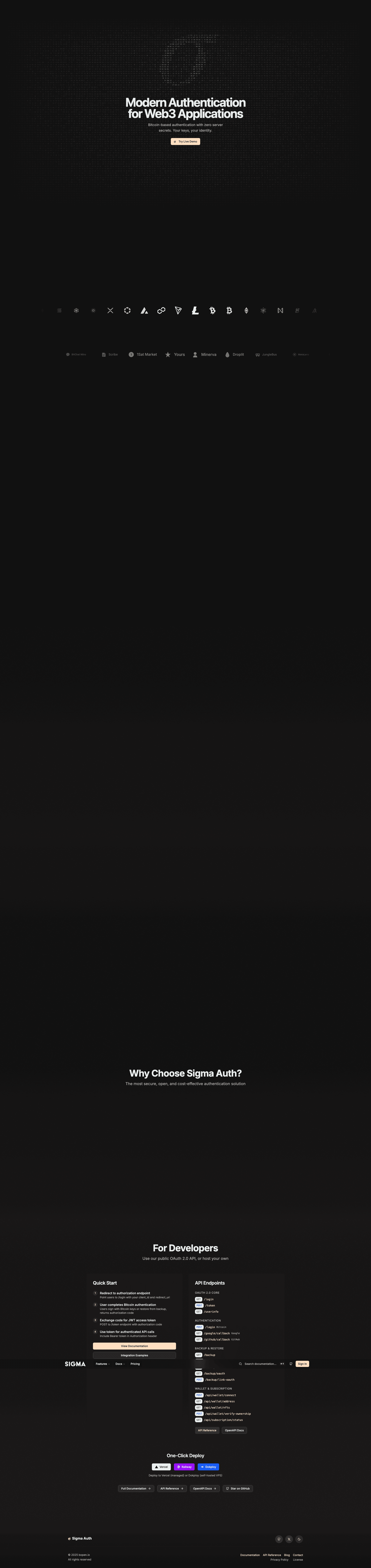 Sigma Identity screenshot
